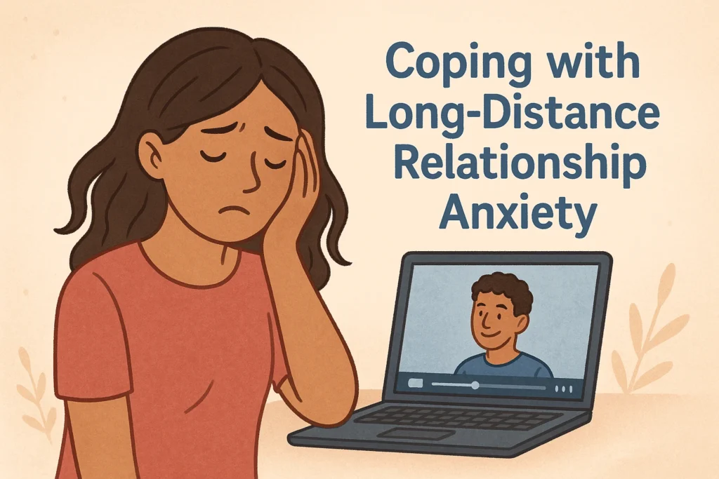 Long-distance relationship birthday surprise coping with the anxiety before the surprise.