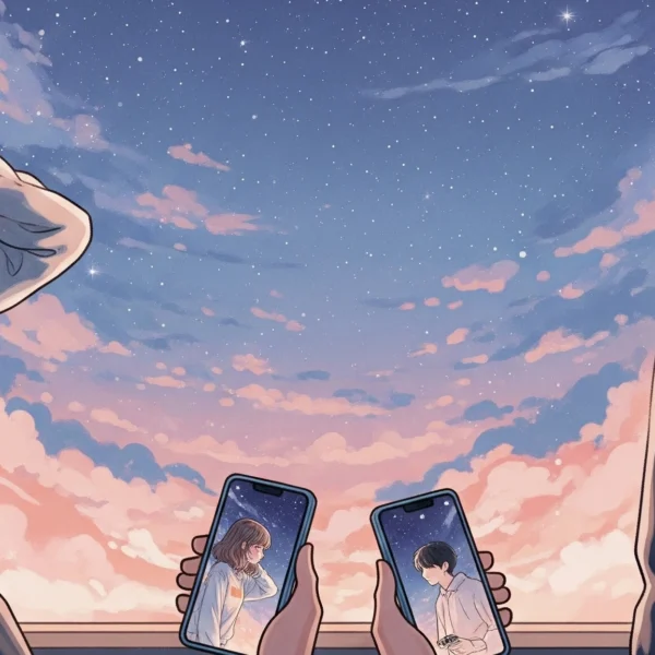 Long-distance relationship.